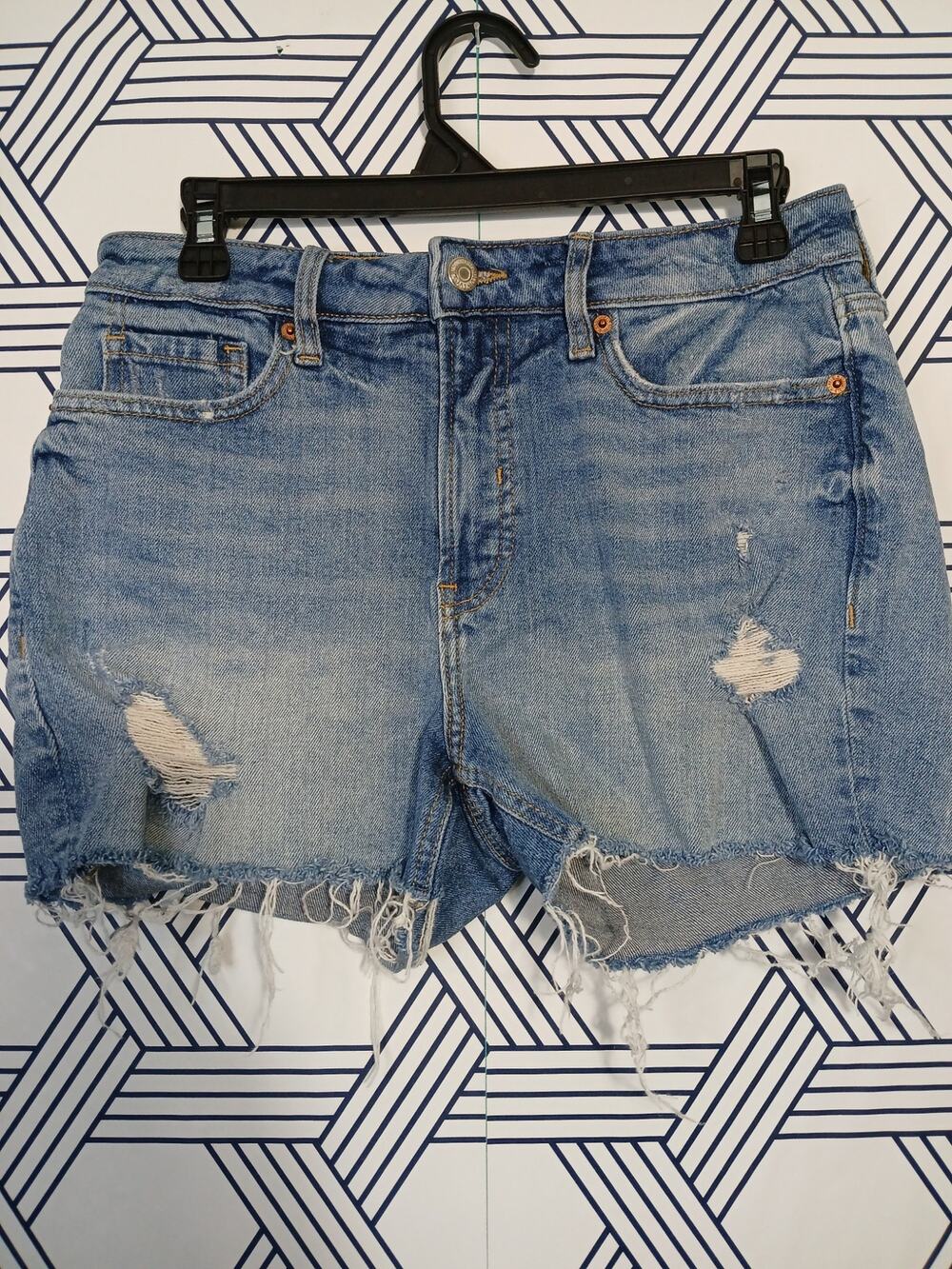 Old Navy OG Short High Rise Distressed Denim Shorts